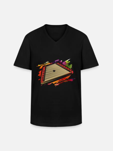 Chopping board - Men's V-Neck T-Shirt - black