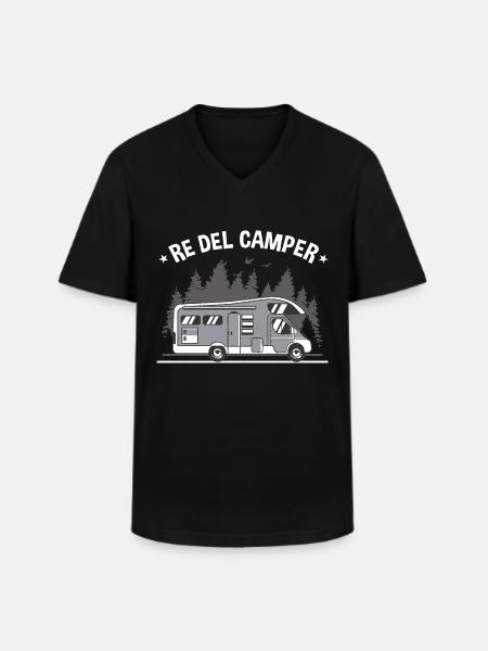 Camper | Camping | Caravan | Camping - Men's V-Neck T-Shirt - black