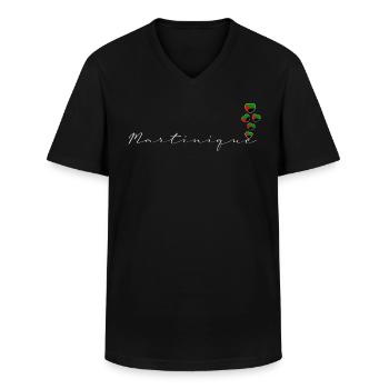 Martinique - Männer-T-Shirt mit V-Ausschnitt - Schwarz - Vorne - AI Model Male 178 dark (178cm)