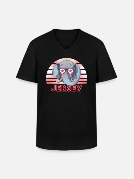 Jersey - Men's V-Neck T-Shirt - black