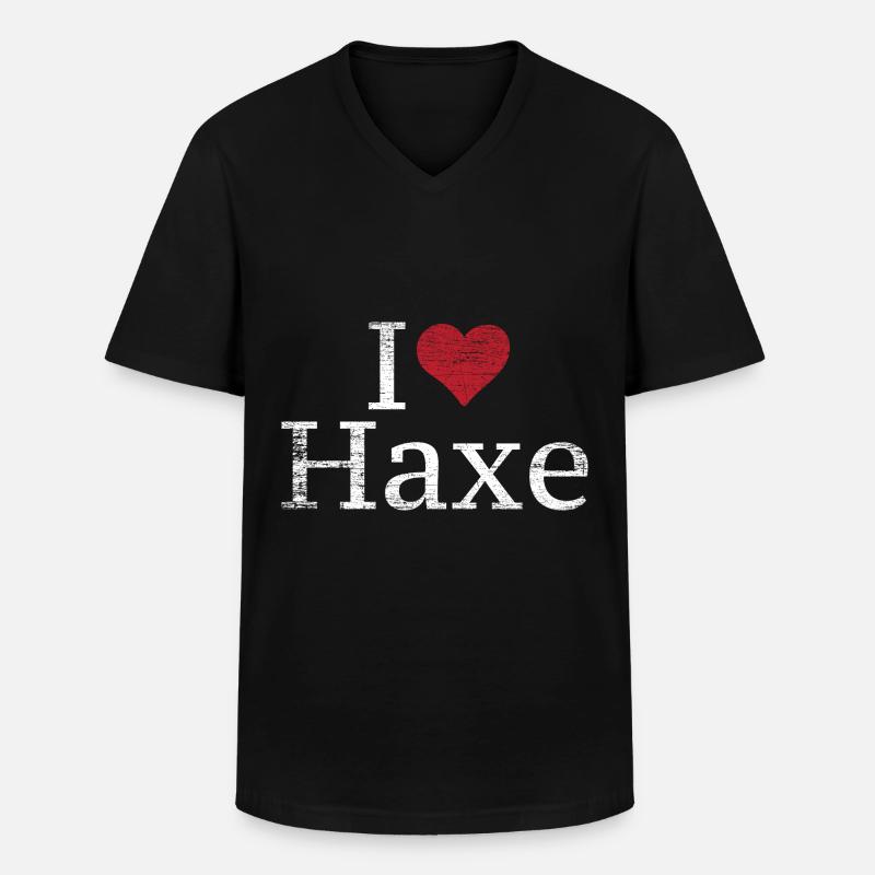 Eisbein - Männer-T-Shirt mit V-Ausschnitt - Schwarz