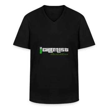 Chimie chimie science - T-shirt col V Homme - noir - Devant - AI Model Male 178 dark (178cm)