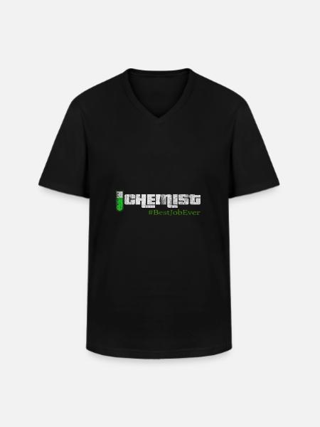 Chemist chemistry science - Men's V-Neck T-Shirt - black