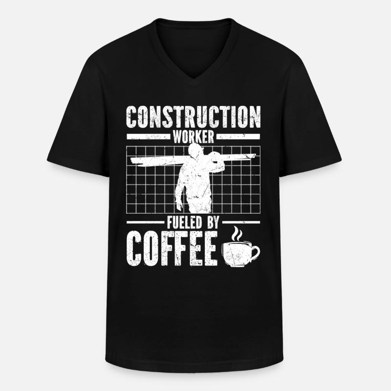 Handwerker - Männer-T-Shirt mit V-Ausschnitt - Schwarz