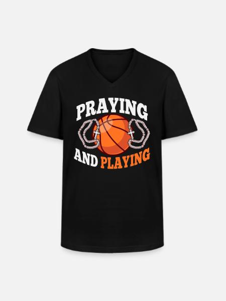 Religious - Men's V-Neck T-Shirt - black