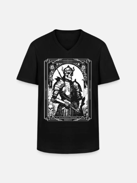 in nomine - Men's V-Neck T-Shirt - black