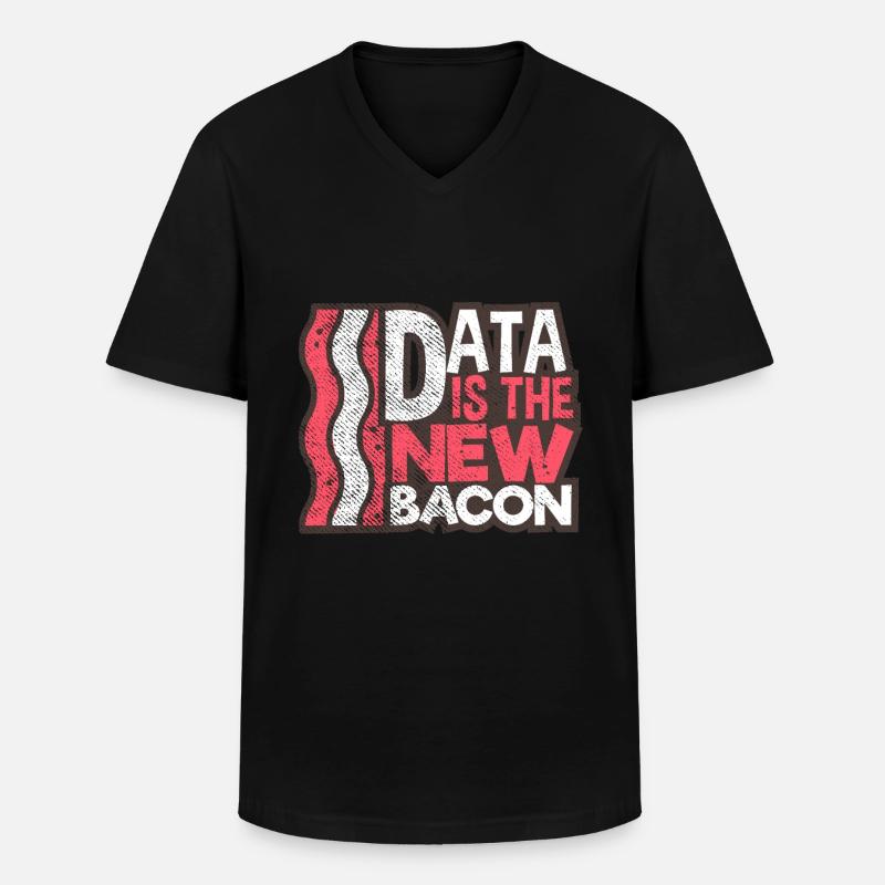 Informatiker Coding - Männer-T-Shirt mit V-Ausschnitt - Schwarz