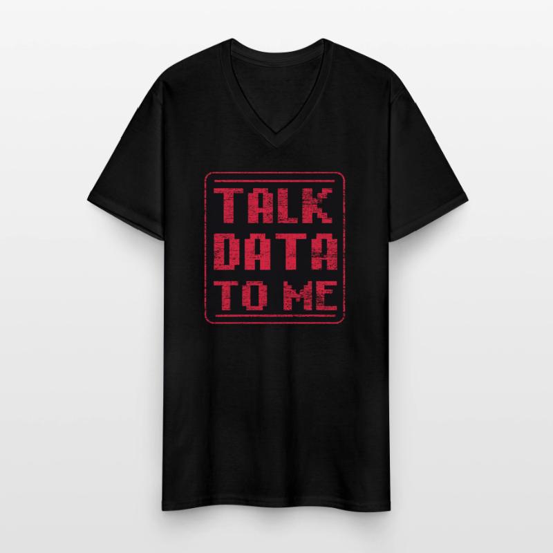 Programmieren Nerd Männer-T-Shirt mit V-Ausschnitt