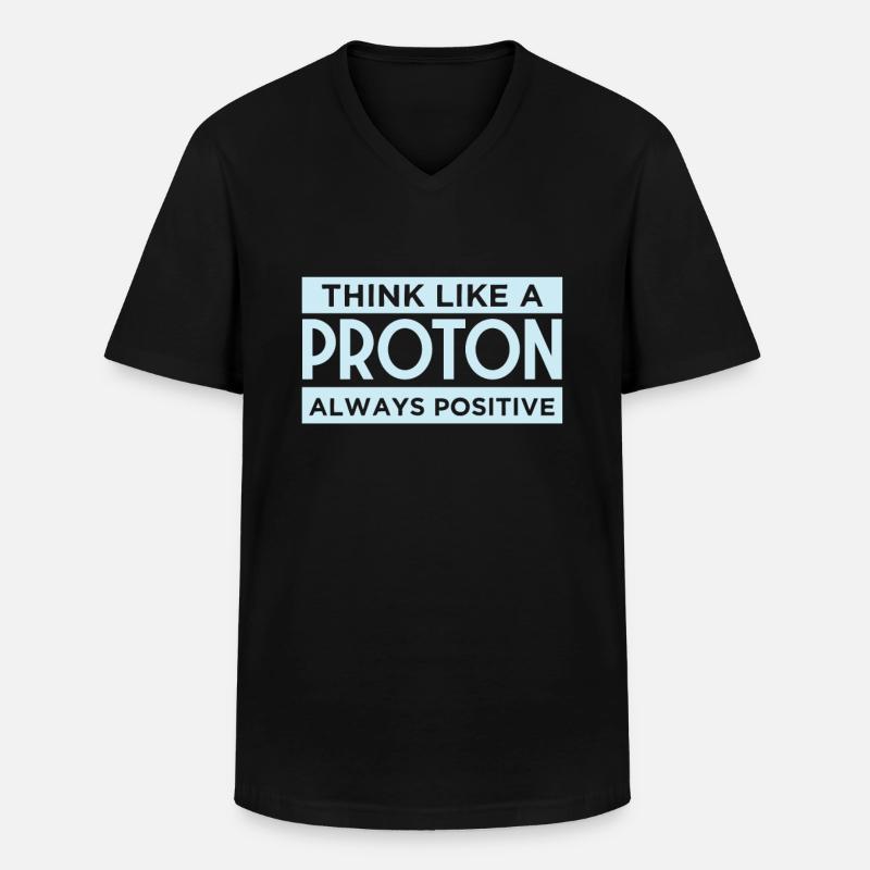 Physics science - Men's V-Neck T-Shirt - black