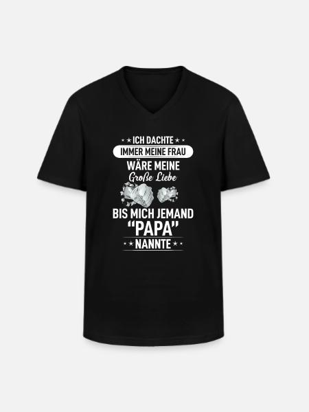 Father’s Day - Men's V-Neck T-Shirt - black