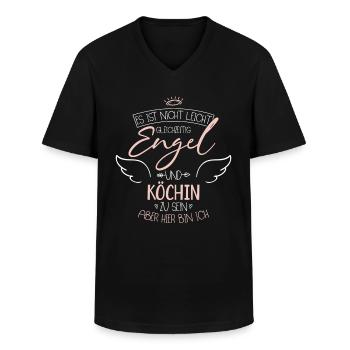Köchin - Männer-T-Shirt mit V-Ausschnitt - Schwarz - Vorne - AI Model Male 178 dark (178cm)