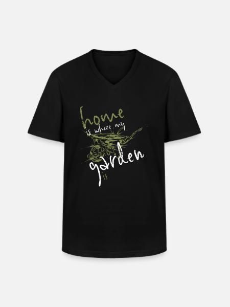 Gardener Garden - Men's V-Neck T-Shirt - black