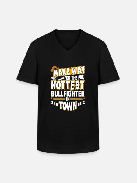 Rodeo - Männer-T-Shirt mit V-Ausschnitt - Schwarz