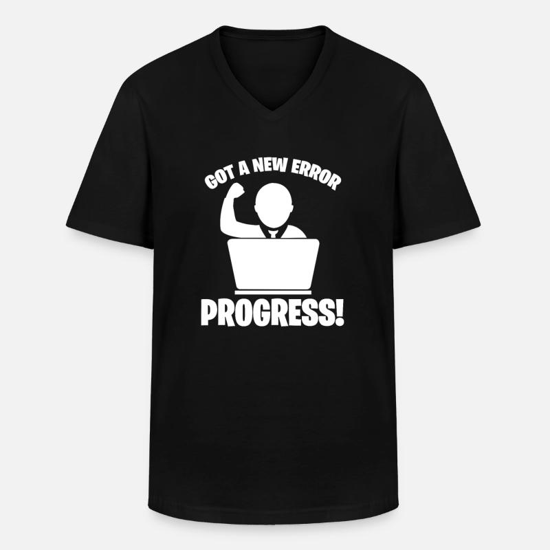 Softwareentwickler Programmierer Software - Männer-T-Shirt mit V-Ausschnitt - Schwarz