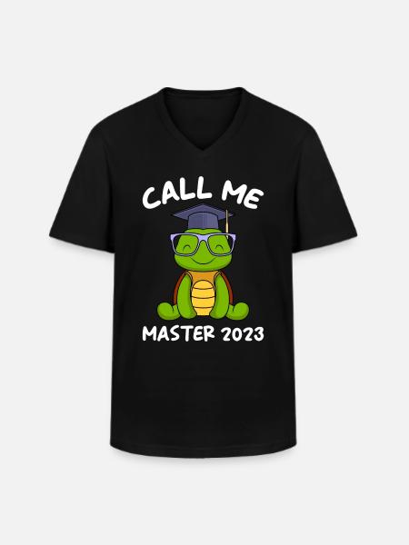 Appelez-moi Master 2023 Master - T-shirt col V Homme - noir