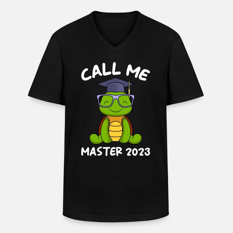 Appelez-moi Master 2023 Master - T-shirt col V Homme - noir