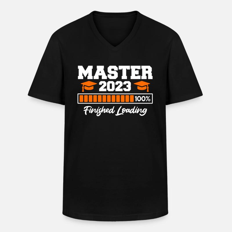 Master 2023 Master - T-shirt col V Homme - noir