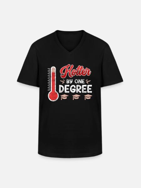 Un Bachelor chaud Master - T-shirt col V Homme - noir