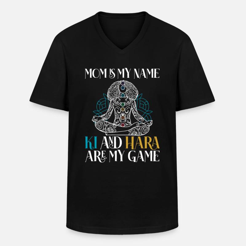 Chakra Heilung Und Reiki - Männer-T-Shirt mit V-Ausschnitt - Schwarz