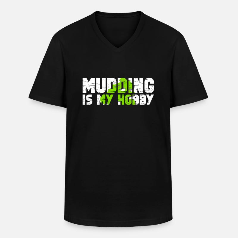 Quad Quadfahrer - Männer-T-Shirt mit V-Ausschnitt - Schwarz