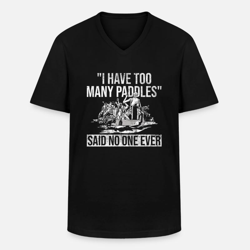 Drachenboot - Men's V-Neck T-Shirt - black