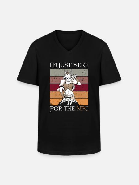 Rollenspiele Und Npc Larper Larp - T-shirt col V Homme - noir
