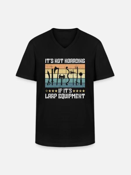 Rollenspiele Und Larp Fatasy Rollenspiele - T-shirt col V Homme - noir
