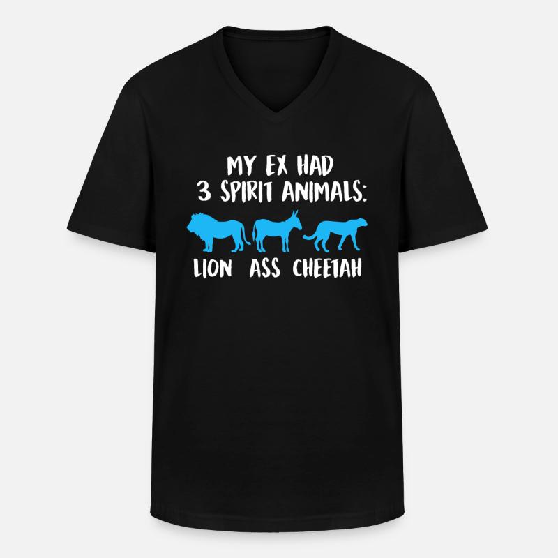 Bad-Ass Scheidungsparty Ex Frau Scheidung - Männer-T-Shirt mit V-Ausschnitt - Schwarz