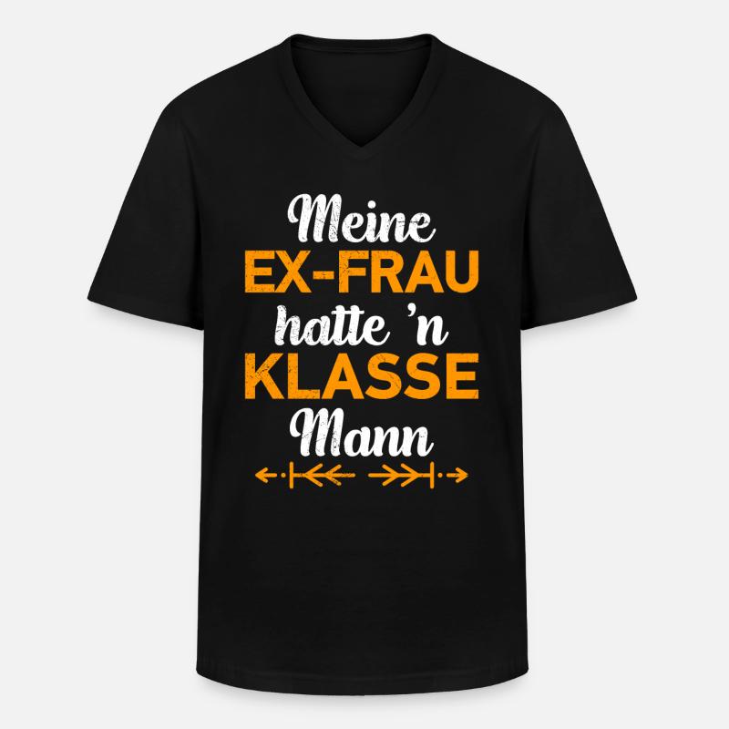 Scheidungsparty Finally Divorced Scheidung - Männer-T-Shirt mit V-Ausschnitt - Schwarz