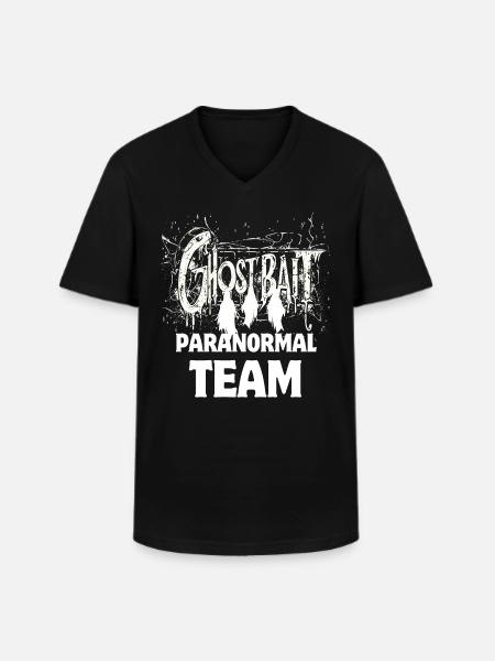 GhostBait Paranormal Team - Men's V-Neck T-Shirt - black