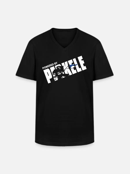 Drivs av Perkele - T-shirt med V-ringning herr - svart