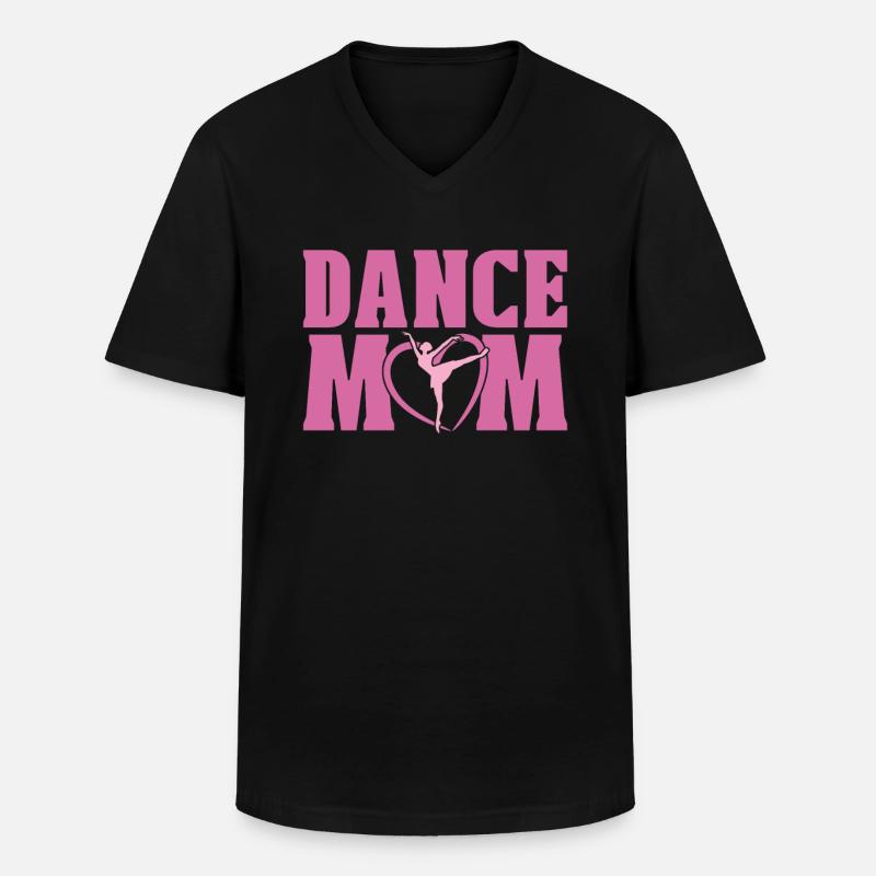 Tanz-mutter-ballett-mutter-ballett-tänzerin - Männer-T-Shirt mit V-Ausschnitt - Schwarz