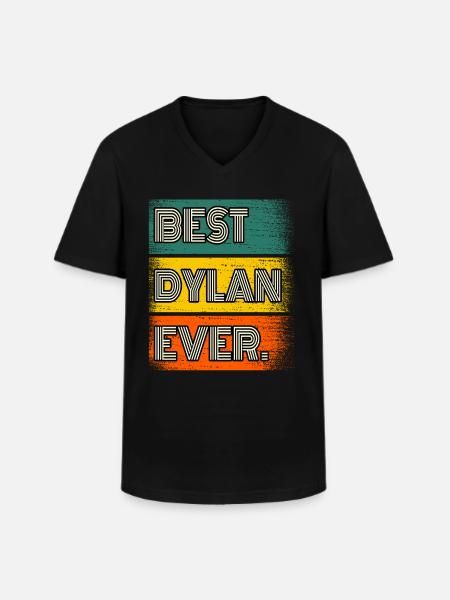 Dylan Name Geschenk Spruch Lustig - Männer-T-Shirt mit V-Ausschnitt - Schwarz