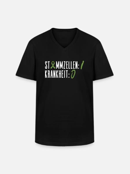 Stamceller stamcelleterapi stamcelledonasjon - Klassisk T-skjorte med V-hals for menn - svart