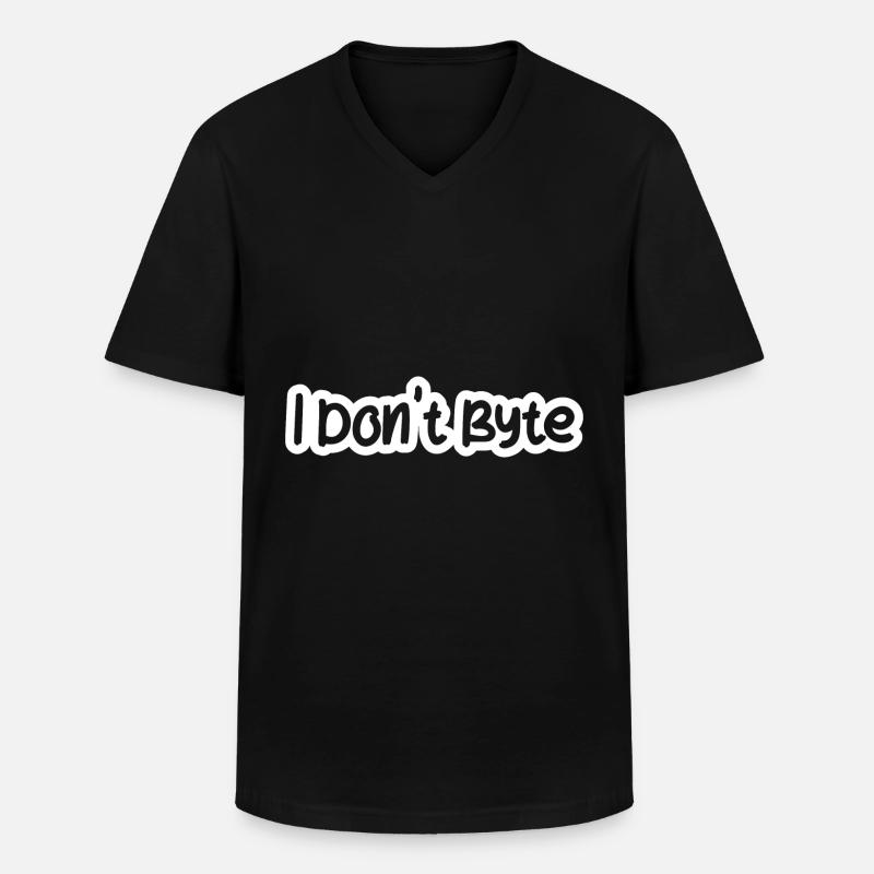 Programmer Coder Software Developer - Men's V-Neck T-Shirt - black