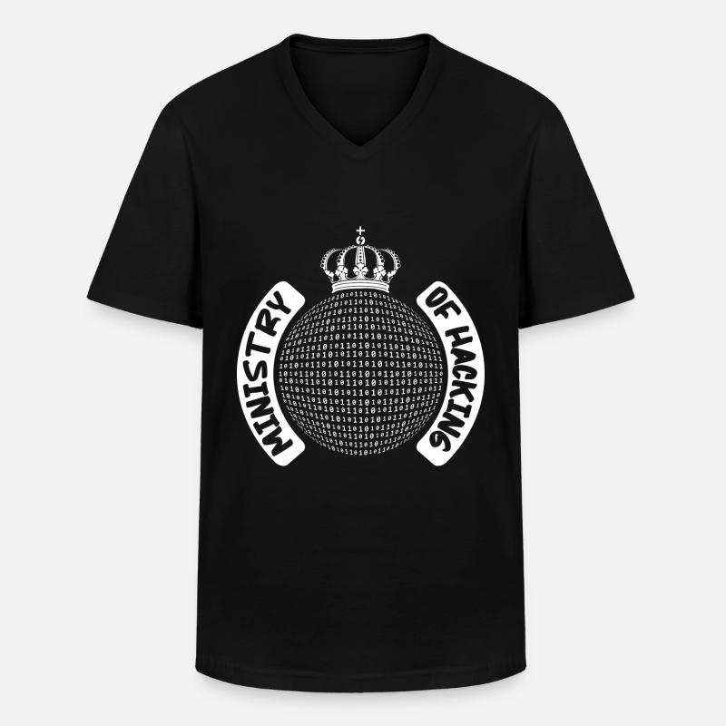 Programmierer Coder Software Entwickler - Männer-T-Shirt mit V-Ausschnitt - Schwarz