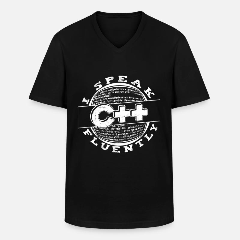 Programmierer Coder Software Entwickler - Männer-T-Shirt mit V-Ausschnitt - Schwarz