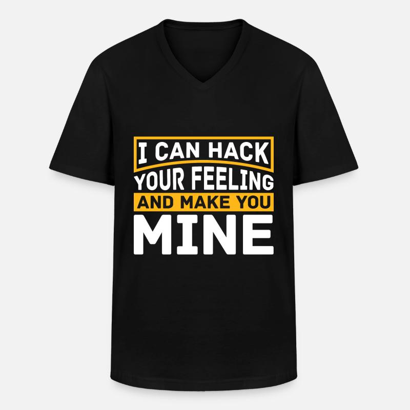 Programmer Coder Software Developer - Men's V-Neck T-Shirt - black