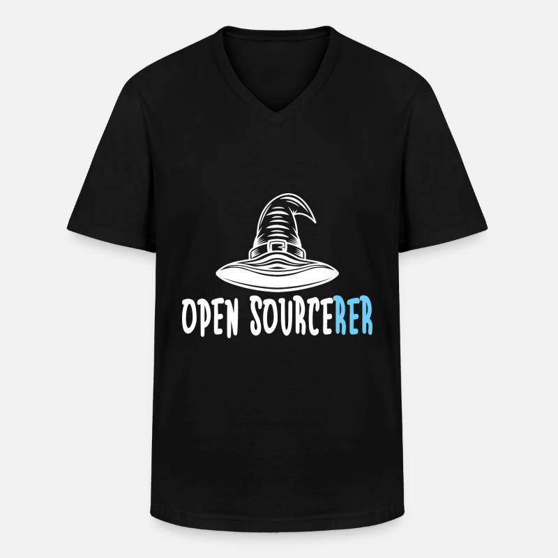 Programmierer Coder Software Entwickler - Männer-T-Shirt mit V-Ausschnitt - Schwarz