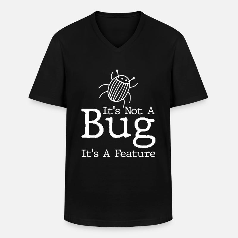 Programmierer Coder Software Entwickler - Männer-T-Shirt mit V-Ausschnitt - Schwarz