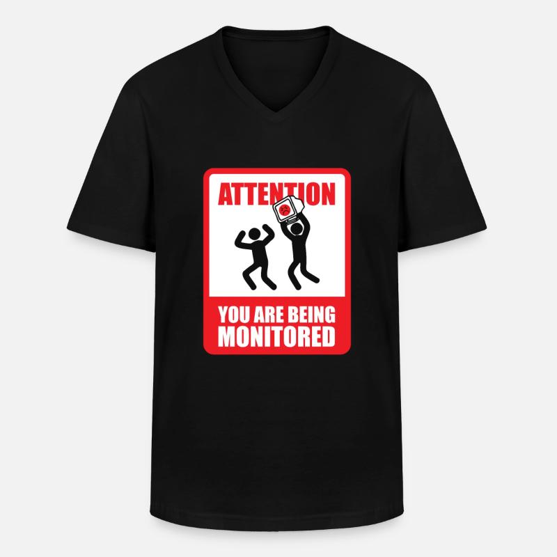 Programmierer Coder Software Entwickler - Männer-T-Shirt mit V-Ausschnitt - Schwarz