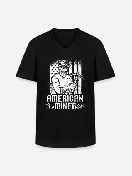 Gold Mining Gold Mine - Men's V-Neck T-Shirt - black