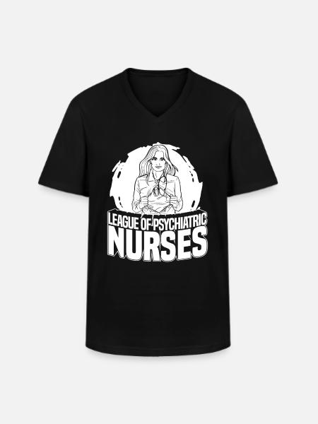 Infirmier - T-shirt col V Homme - noir