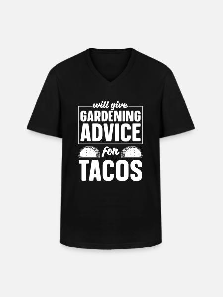 Hobby Gardener Garden Funny - Men's V-Neck T-Shirt - black