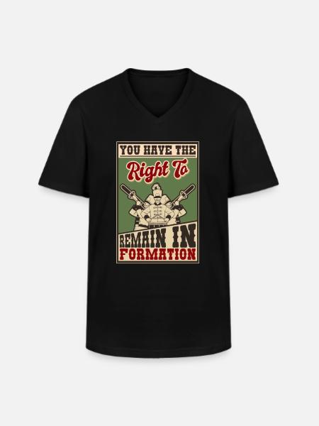 Fan Parade Parade Poster - Men's V-Neck T-Shirt - black