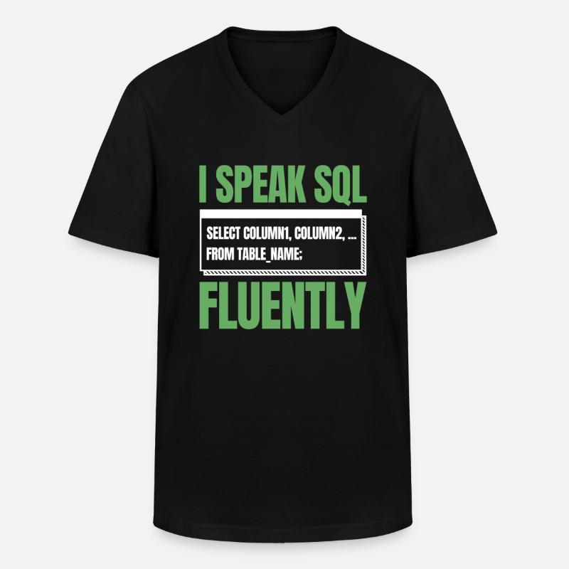 Entwickler Coder Programmierer Humor - Männer-T-Shirt mit V-Ausschnitt - Schwarz