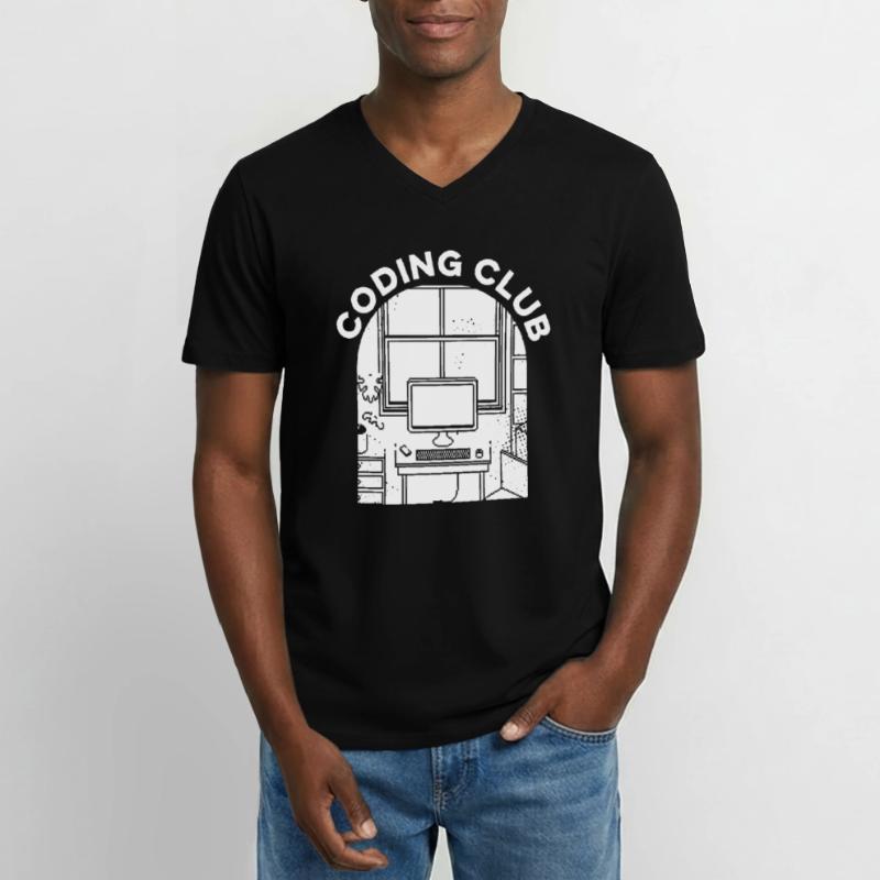 Entwickler Coder Programmierer Verein Männer-T-Shirt mit V-Ausschnitt