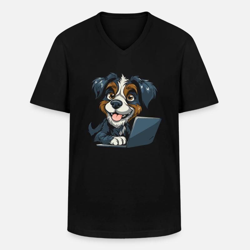 Web Developer Web Developer Cute - Men's V-Neck T-Shirt - black