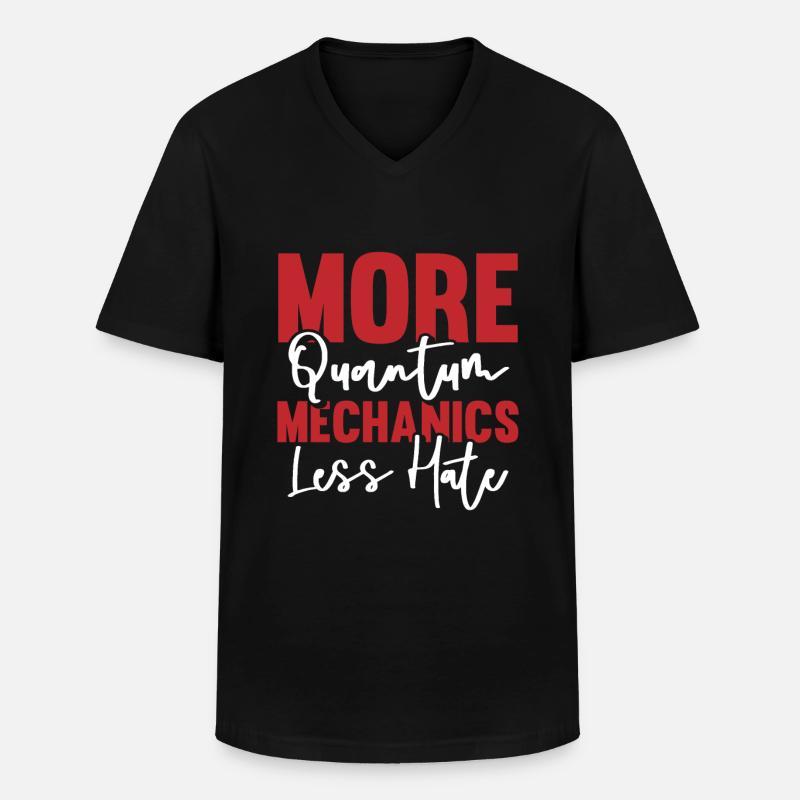 Physics Phyker Funny Quantum Physics - Men's V-Neck T-Shirt - black