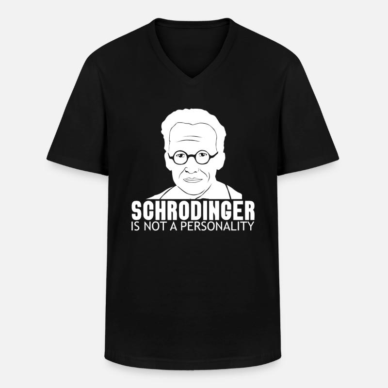 Physik Phyiker Quantenphysik - Männer-T-Shirt mit V-Ausschnitt - Schwarz